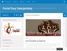 Tablet Screenshot of oaza-pila.salezjanie.pl