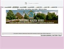 Tablet Screenshot of aleksandrow-ww.salezjanie.pl
